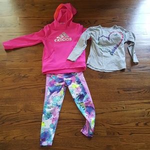 Adidas girls 5T athletic outfit